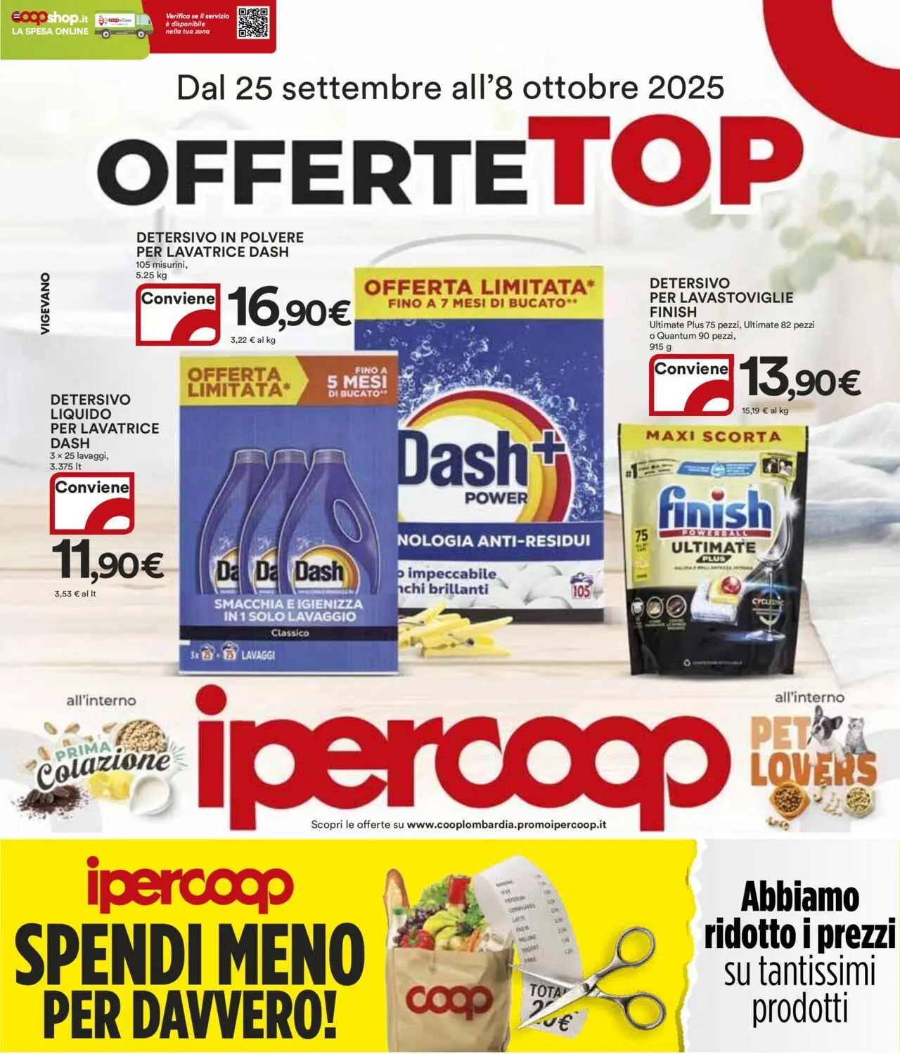 Volantino Ipercoop valido da 25/09/2025 numero di pagina 1