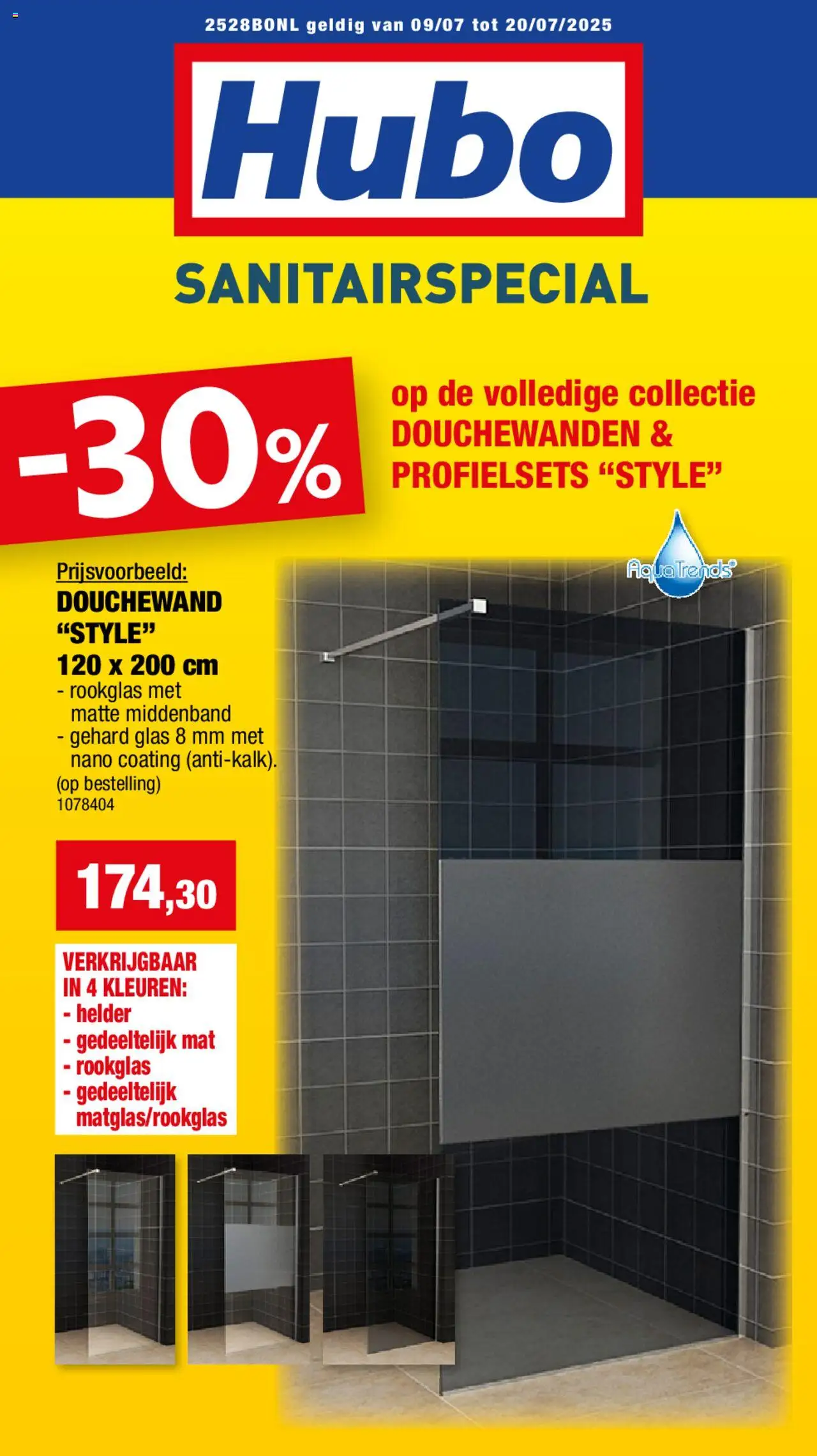 Hubo shop Folder geldig vanaf 09/07/2025 - Paginanummer 1