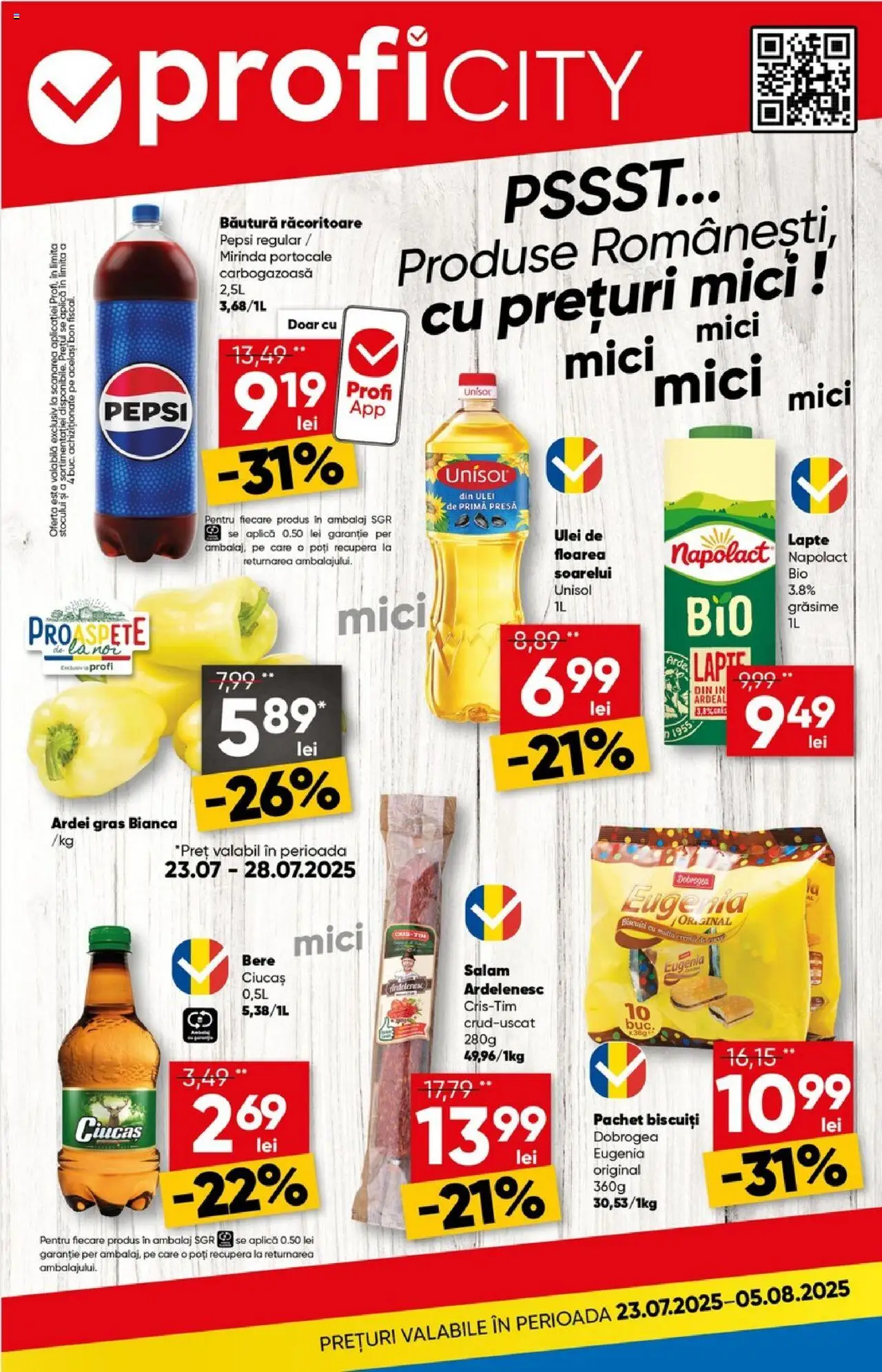Catalog Profi nou 23.07.2025 - Oferte "Revista City" - Pagină 1