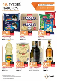 Náhľad Labaš letáku platného od 01.12.2025