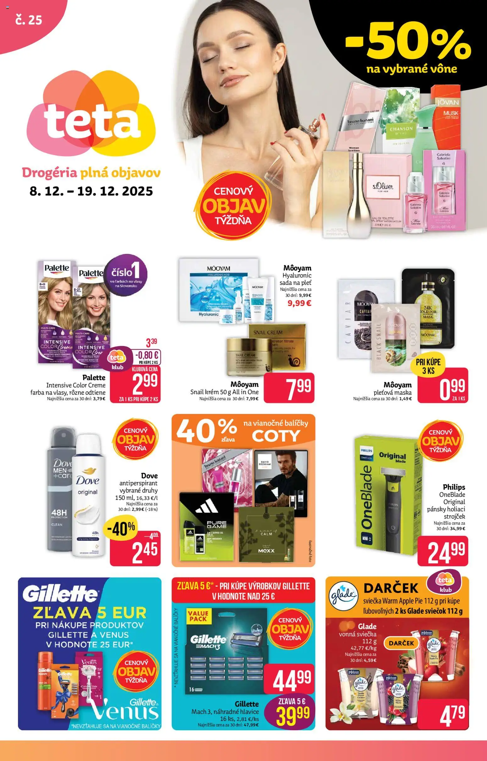 Náhľad Teta drogerie letáku platného od 08.12.2025