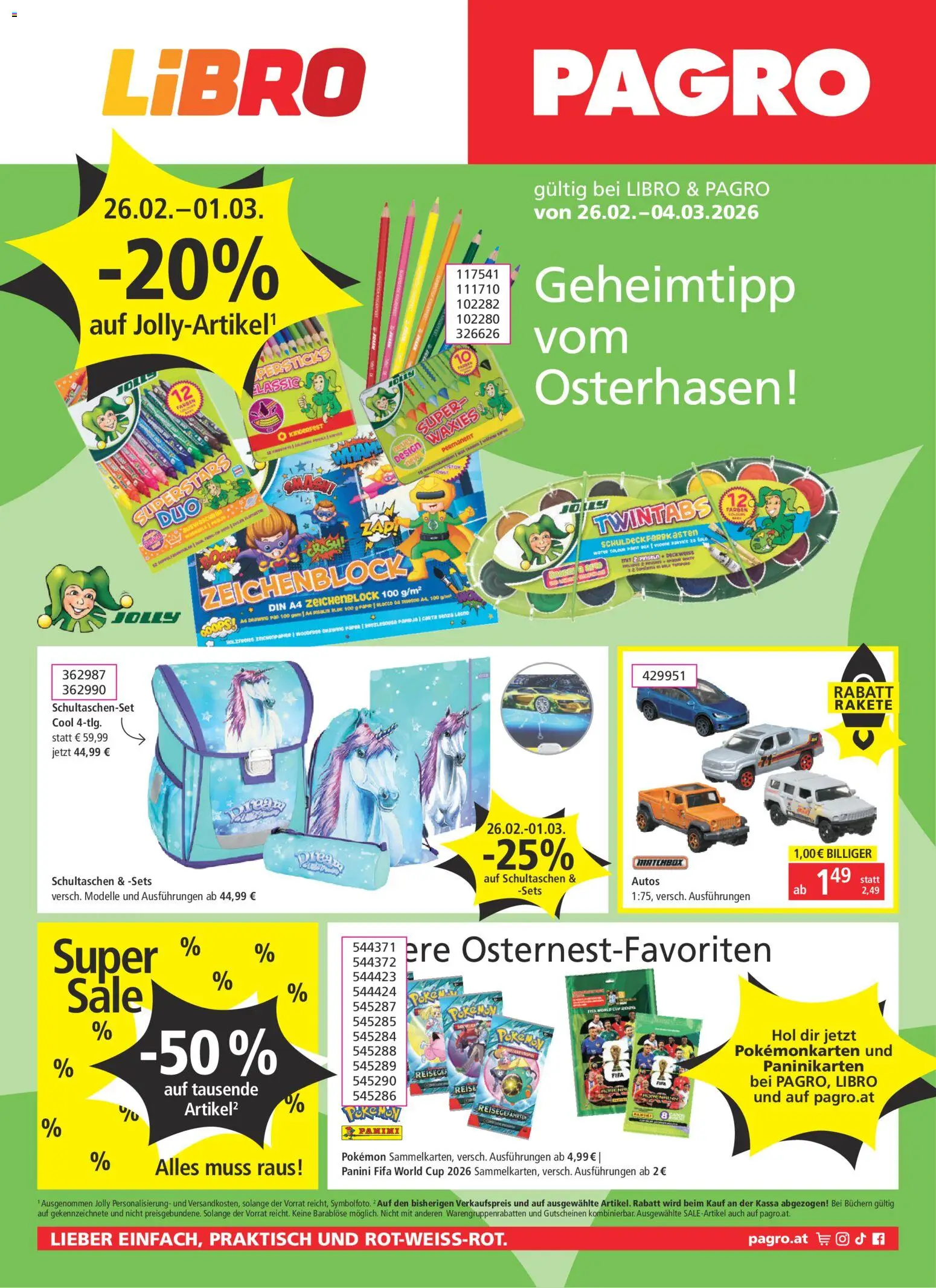 Vorschau der Angebote: Pagro-Diskont Pagro-Diskont Flugblatt gültig ab 26.02.2026