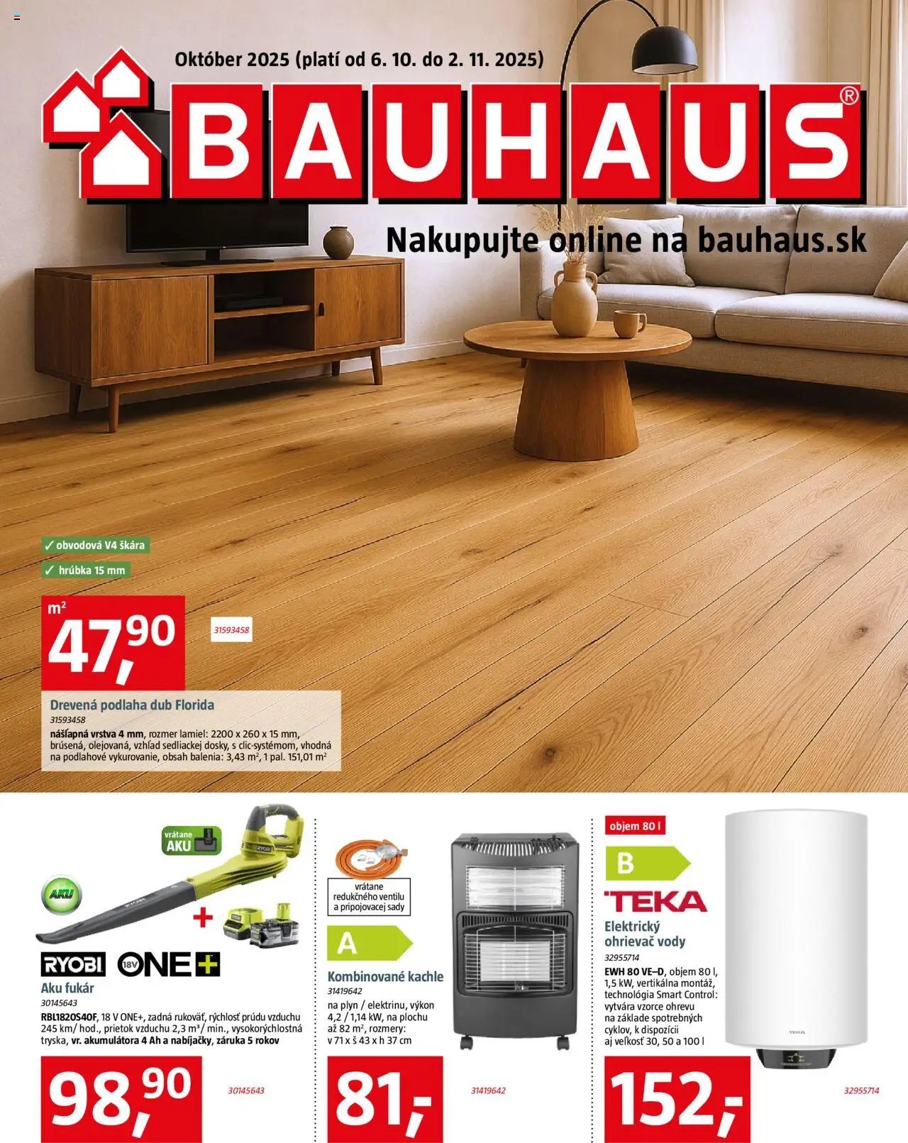 Bauhaus Katalóg (06.10. - 02.11.2025) - Akčná ponuka