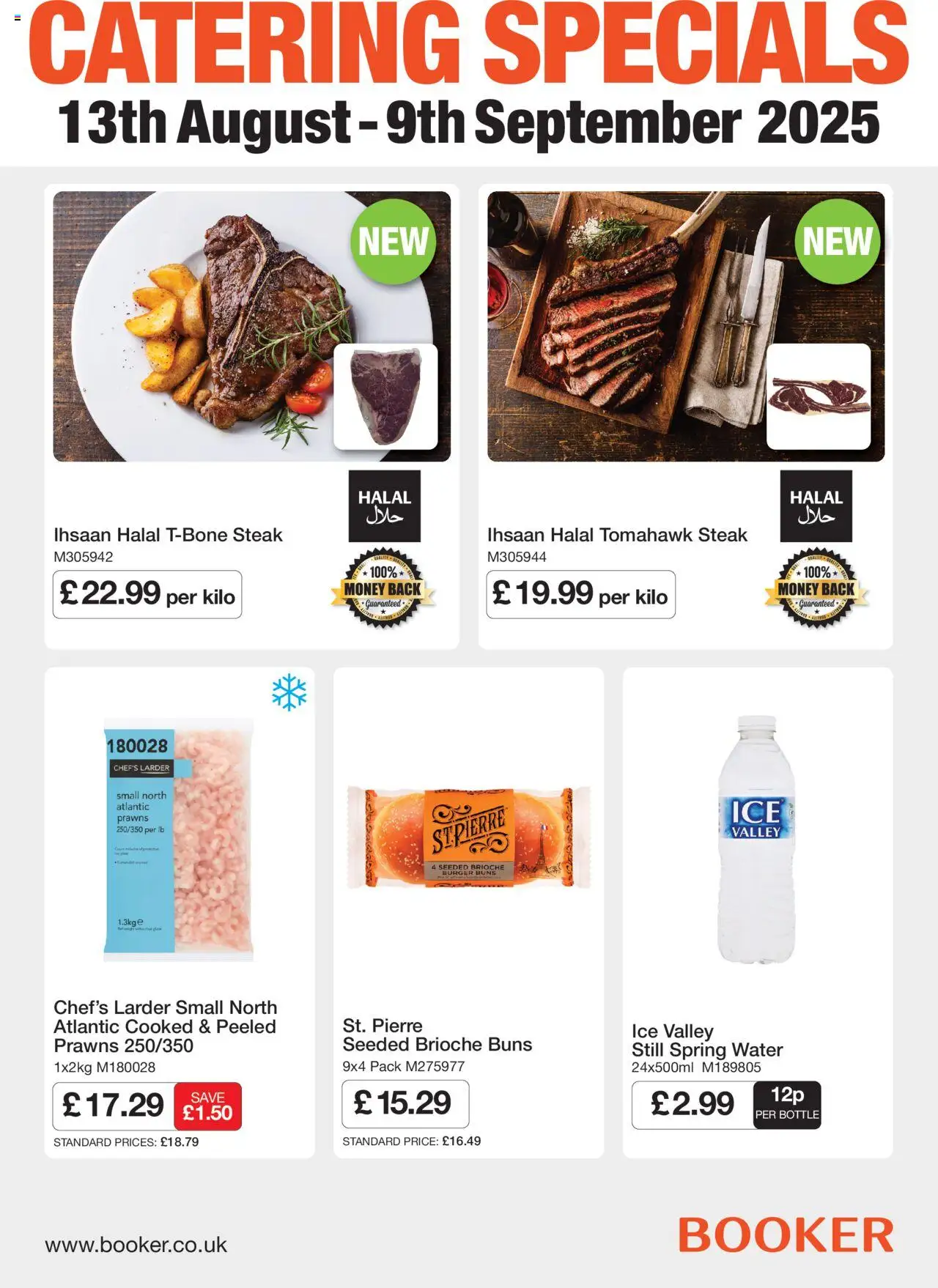 Booker Wholesale shop Catering specials valid from 13/08/2025 - Page number 1