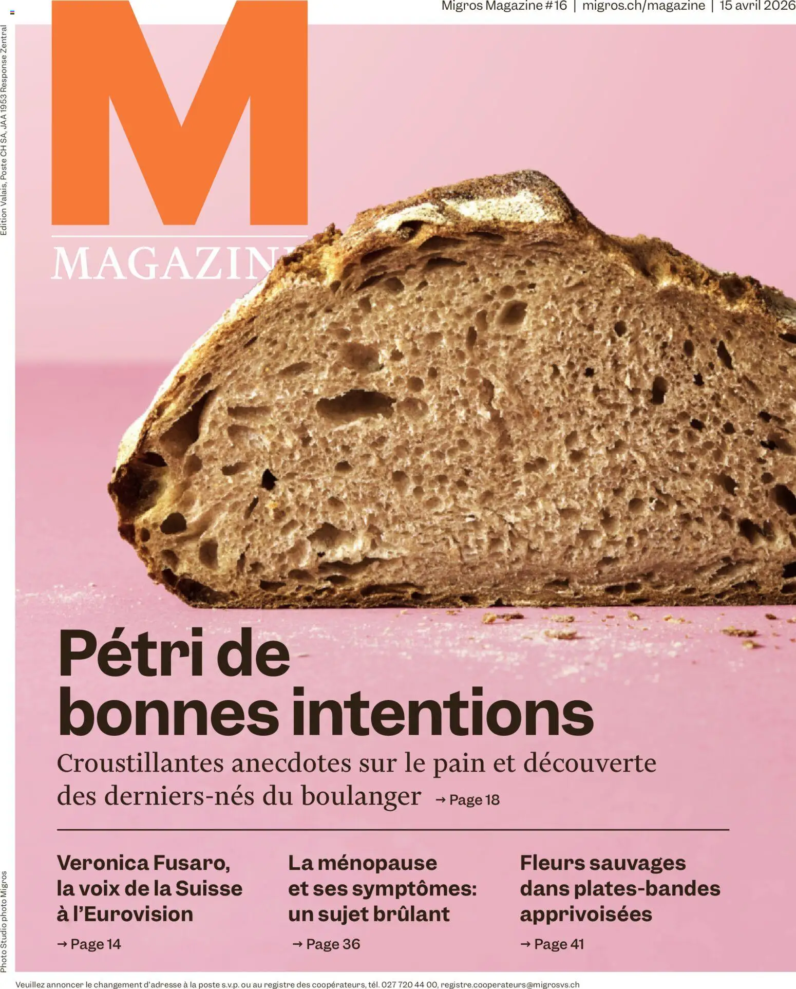 Vorschau des Merkblatts Migros aktionen Magazin FR vom Shop Migros gültig von 14.04.2026 bis 20.04.2026