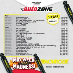 Preview of AutoZone flyer valid from 13/02/2026