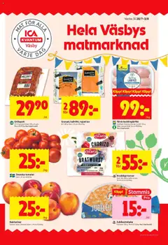 Förhandsgranska reklamblad Upplands Väsby från butik ICA Kvantum gäller från 28/07/2025