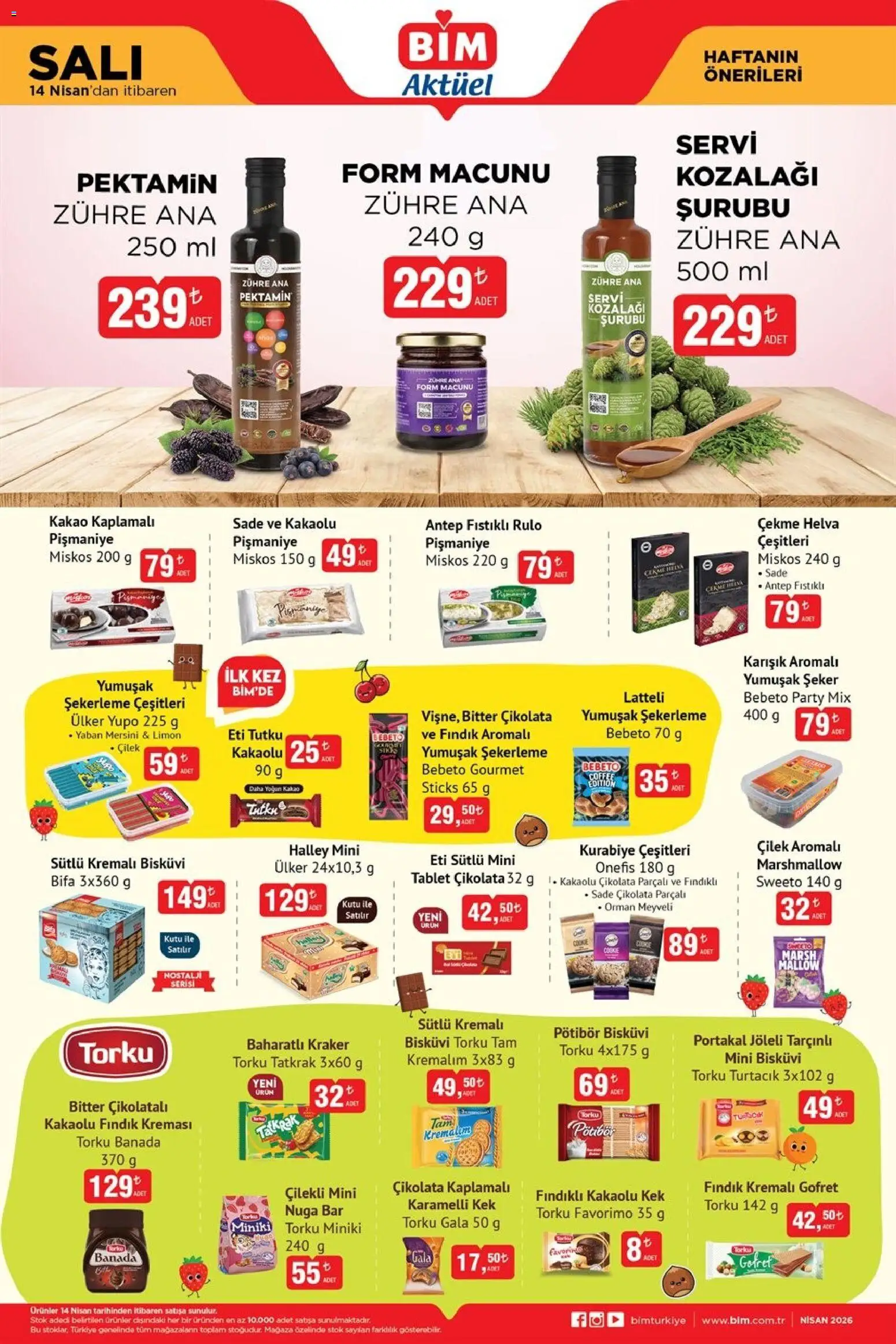 BİM BİM Katalog 14.04.2026 - Broşürünün önizlemesi