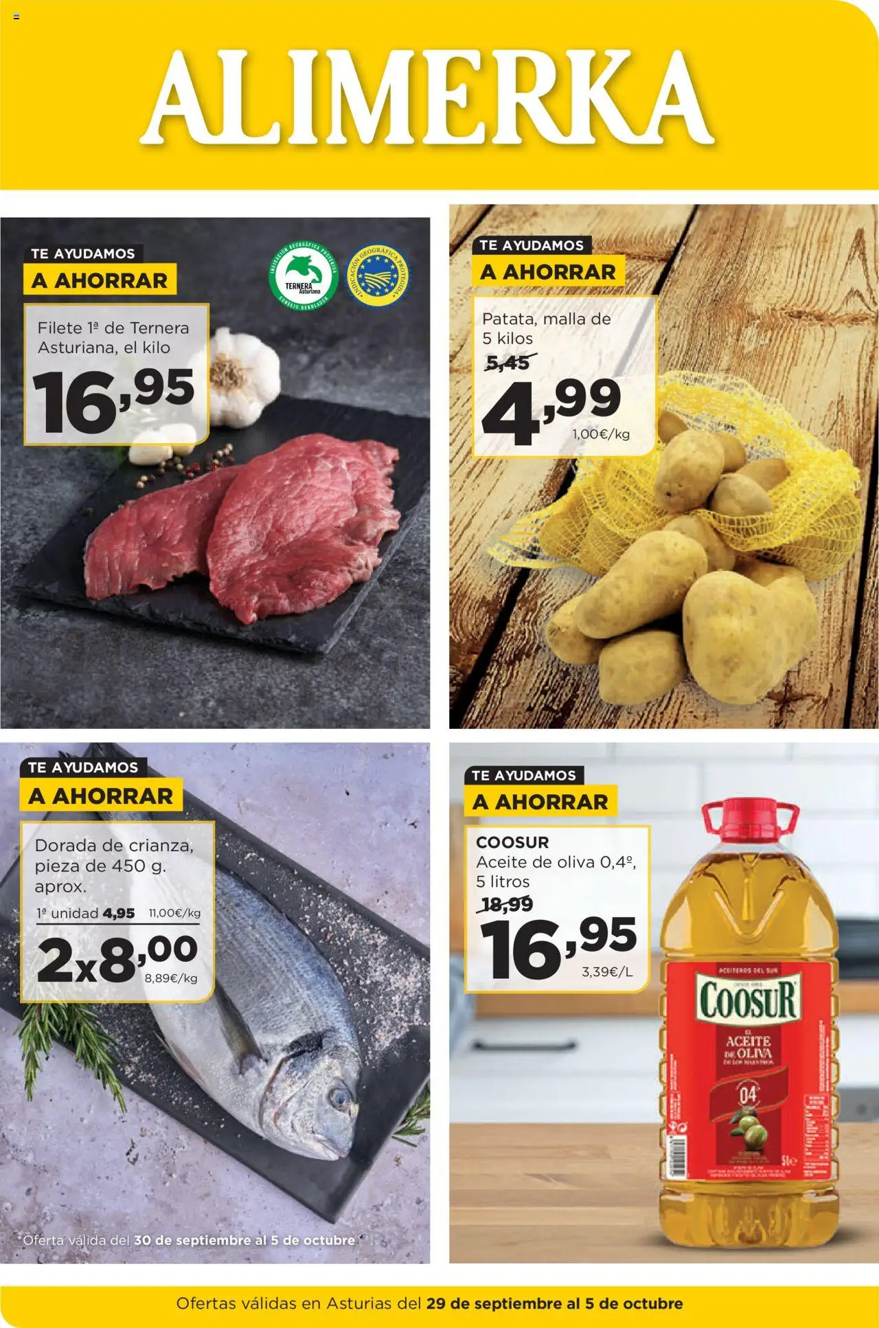 Alimerka Ofertas Asturias >> 29/09 - 05/10/2025 (catálogo)
