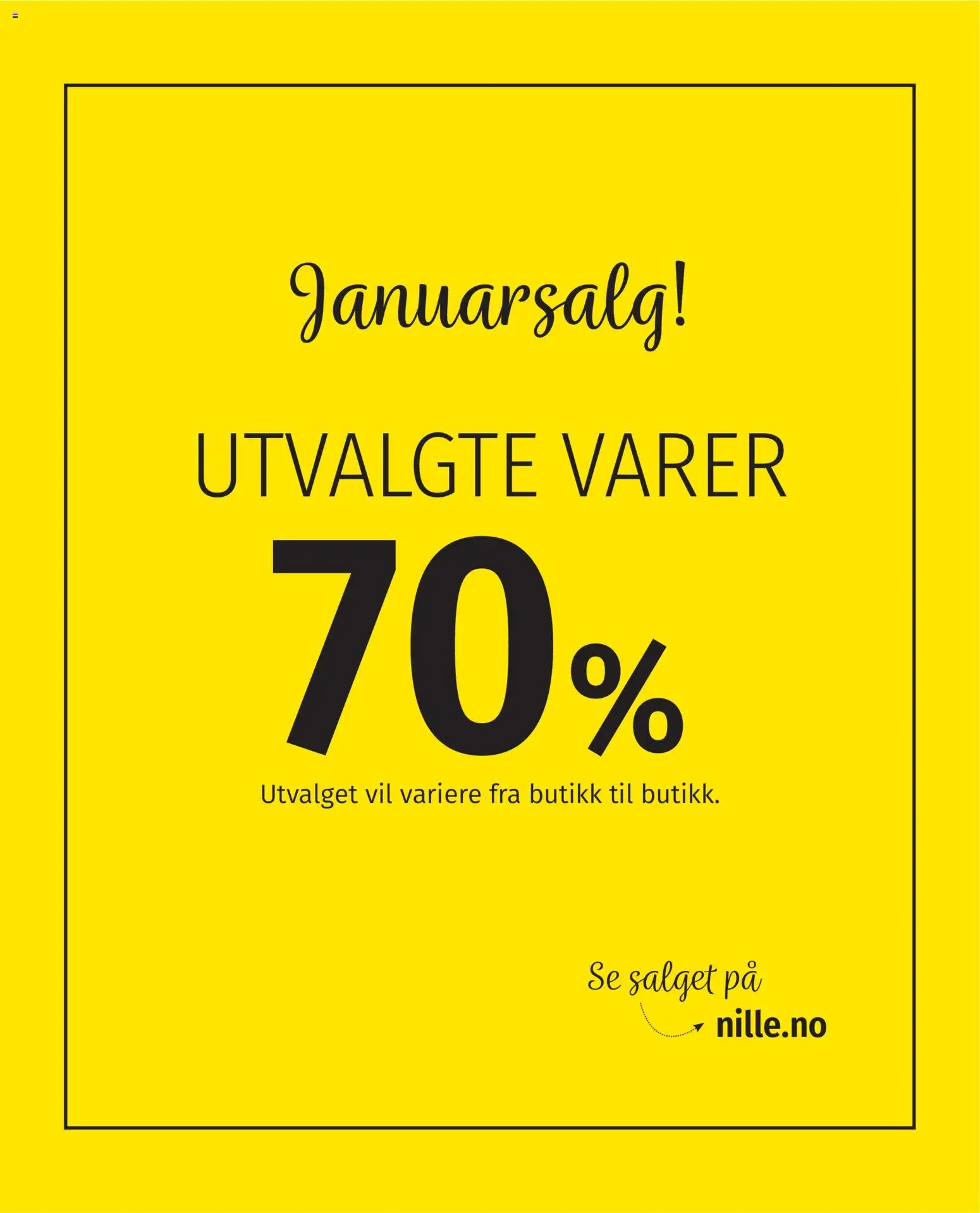 Forhåndsvis Kundeavis fra butikk Nille gyldig fra 02/01/2026