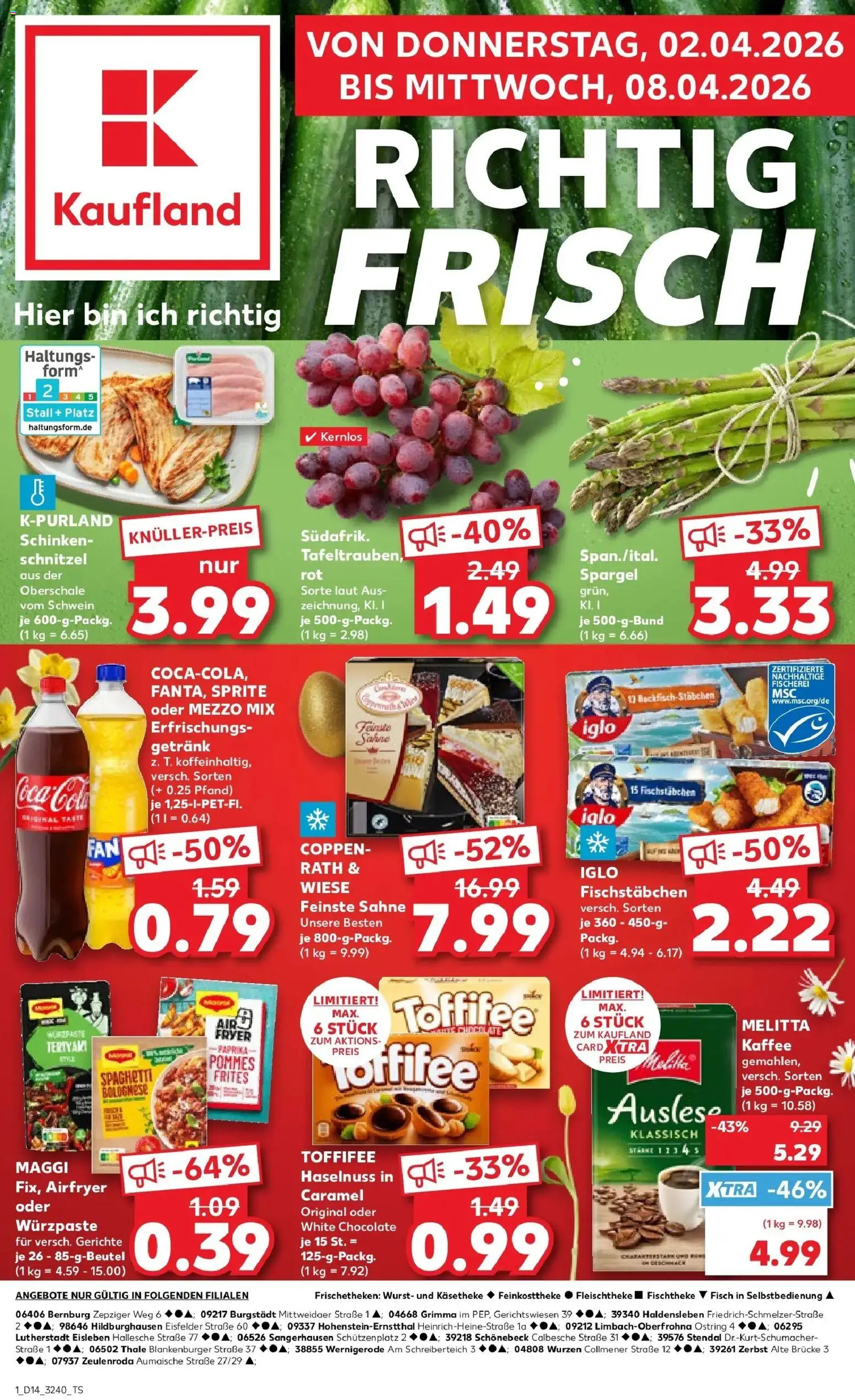 Vorschau von dem Prospekt des Geschäftes Kaufland, gültig ab dem 02.04.2026