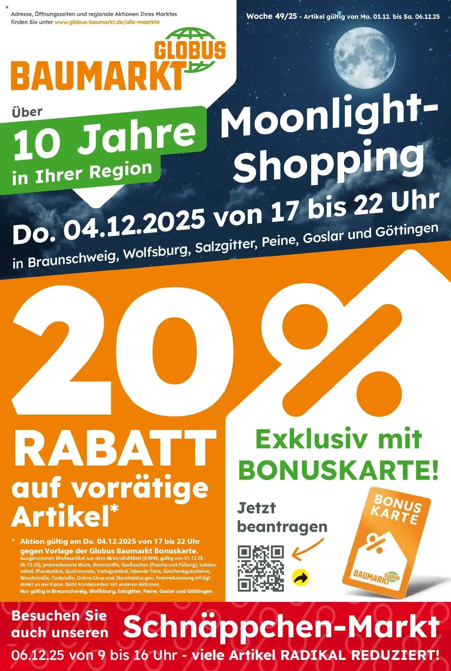 Vorschau von dem Prospekt des Geschäftes Globus Baumarkt, gültig ab dem 01.12.2025