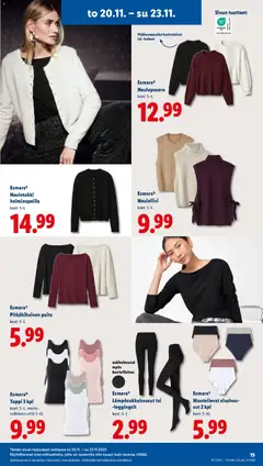 Kaupan Lidl Black Friday esikatselu, voimassa 20/11/2025 | Sivu: 15