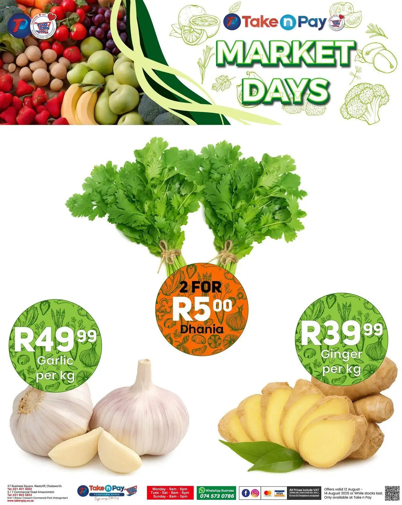 Take n Pay Market Day from 12/08 - 14/08/2025 > Promotions - Garlic