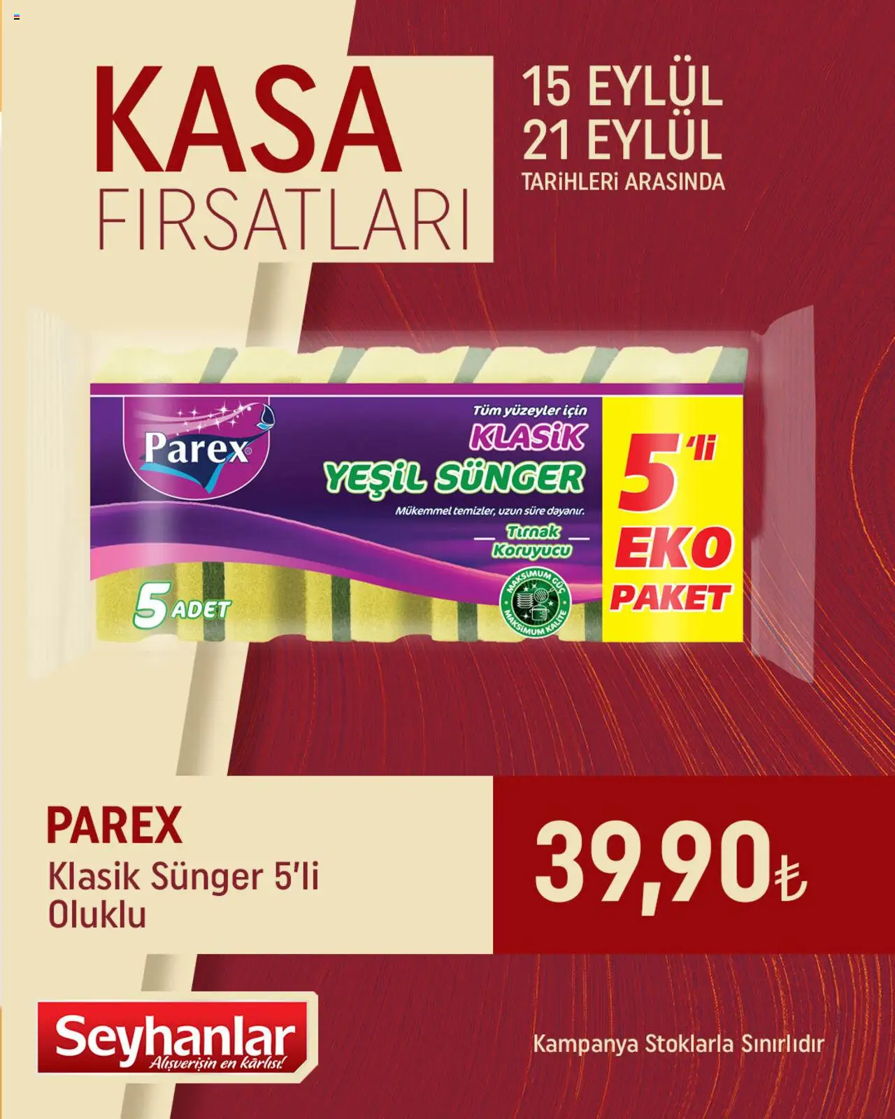 Seyhanlar Market Kasa Fırsatları (15 - 21 Eylül 2025) - Sayfa numarası 1