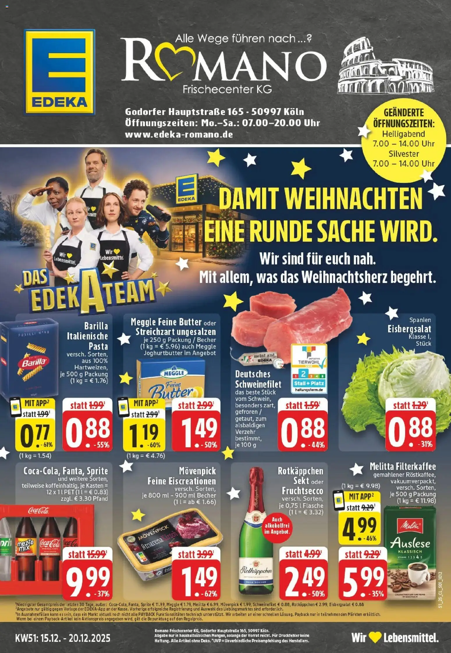 Vorschau von dem Prospekt des Geschäftes Edeka, gültig ab dem 15.12.2025