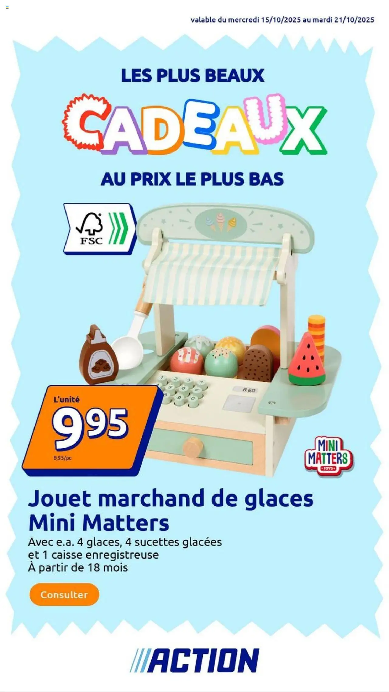 Catalogue de la semaine de la boutique Action valable du 15/10/2025 - Page numéro 1