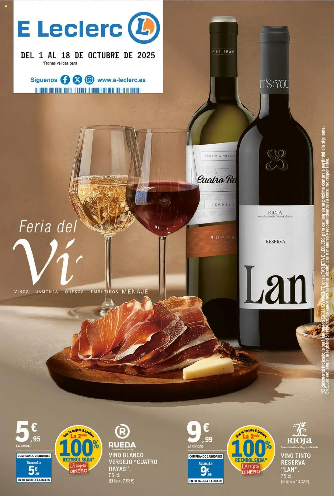 E.Leclerc Folleto > 01/10 - 18/10/2025 > Ofertas