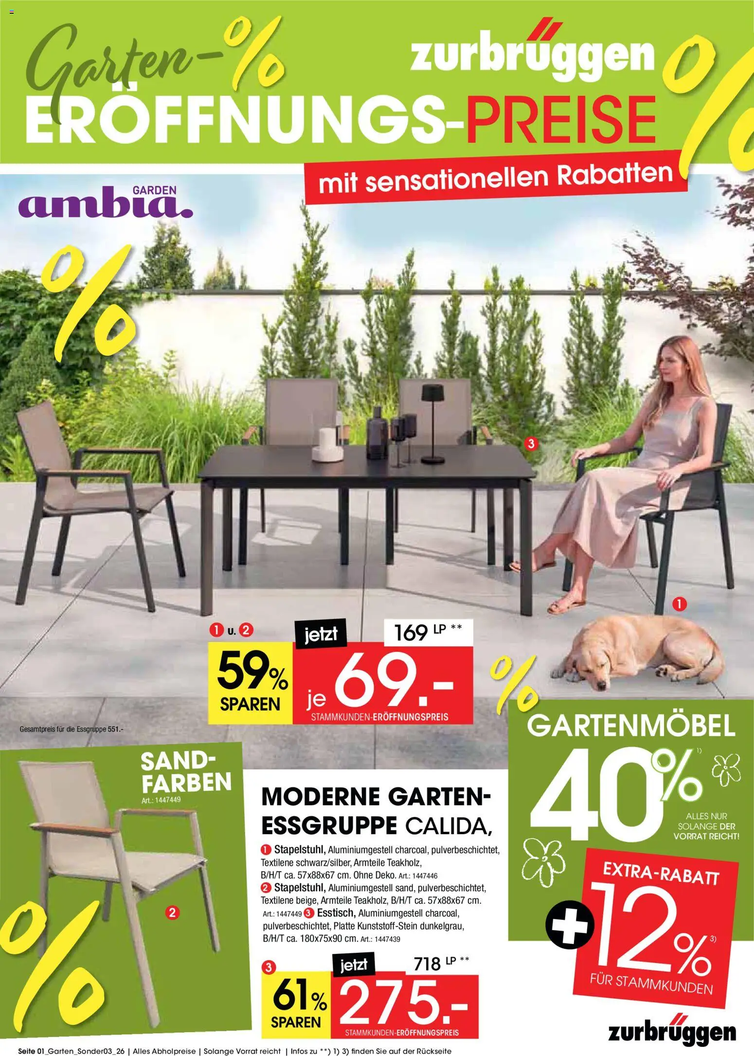 Vorschau von dem Prospekt des Geschäftes Zurbrüggen, gültig ab dem 27.04.2026