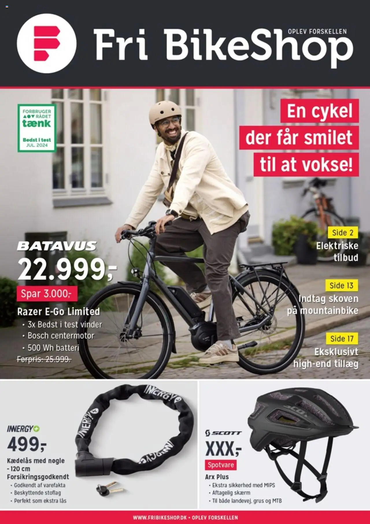 Fri BikeShop tilbudsavis gyldig fra 16/07/2025 - side 1