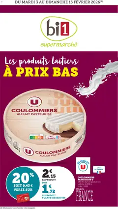 Prévisualisation de Catalogue du magasin bi1 formulaire valide 03/02/2026