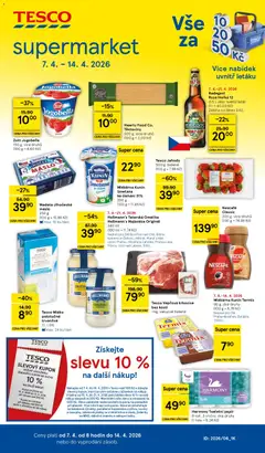 Náhled nabídky: Tesco Tesco leták - Supermarket platný od 07.04.2026