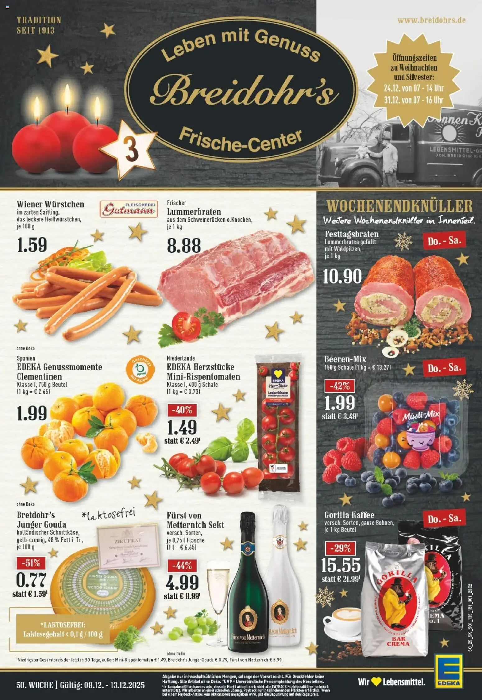 Vorschau von dem Prospekt des Geschäftes Edeka, gültig ab dem 07.12.2025