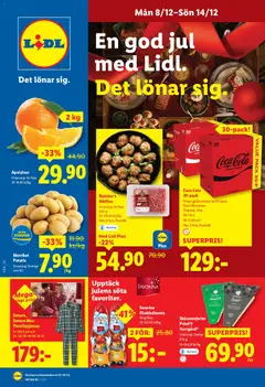 Förhandsgranska reklamblad Aktuella reklamblad Lidl från butik Lidl gäller från 08/12/2025