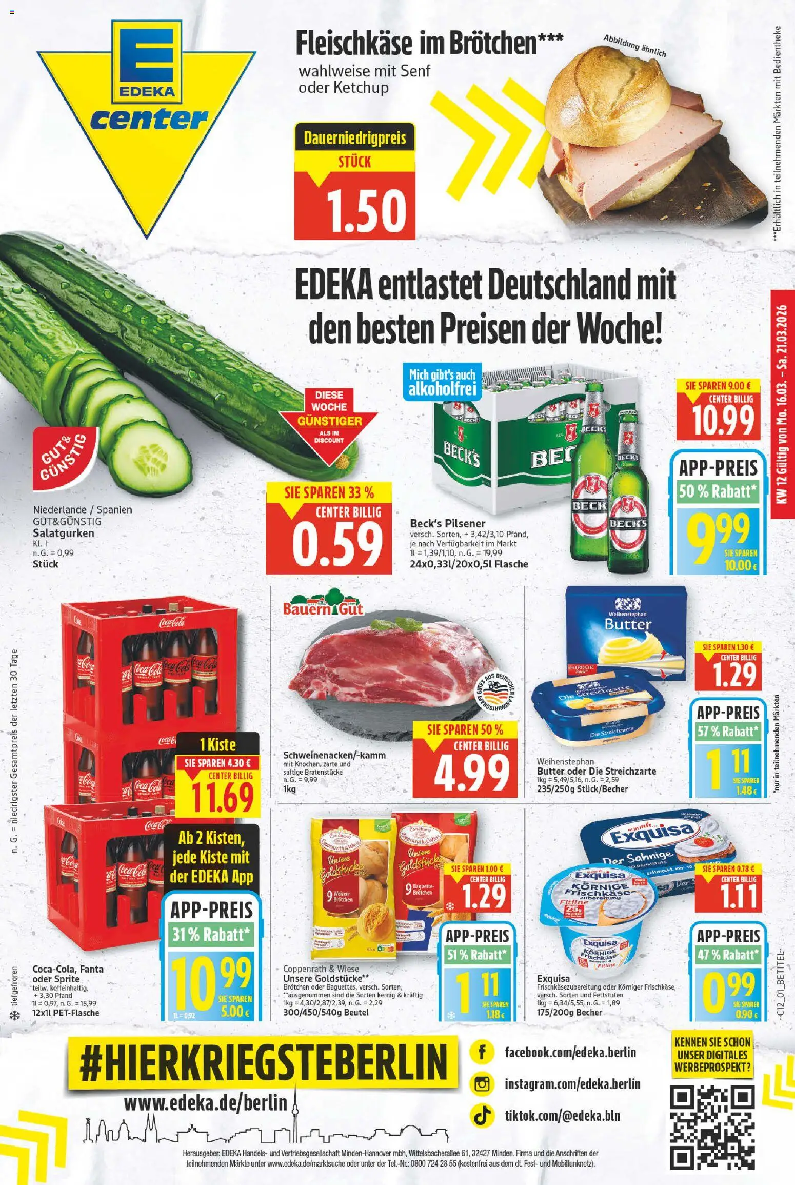 Vorschau von dem Prospekt des Geschäftes E center, gültig ab dem 16.03.2026