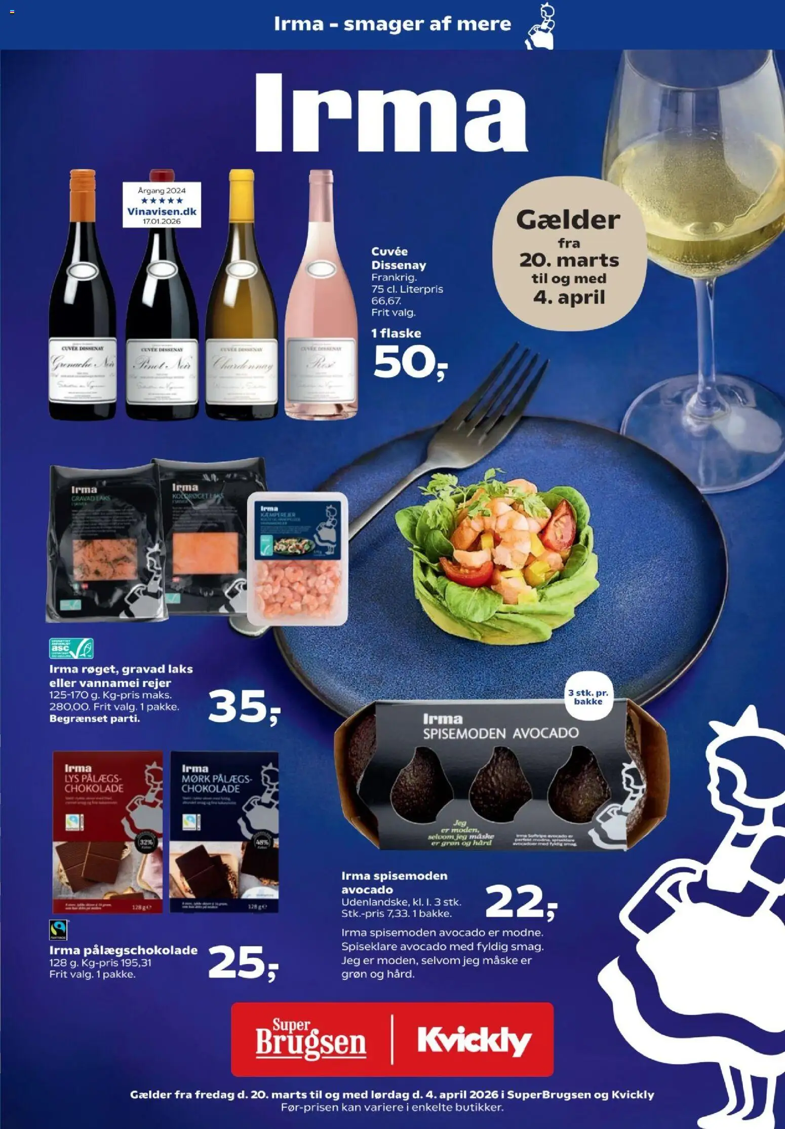 Eksempel på tilbudsavis Super Brugsen - Irma katalog fra butik Super Brugsen gyldig fra 20/03/2026