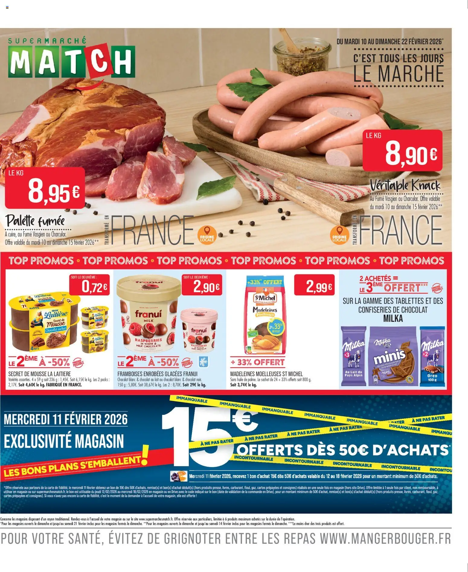 Prévisualisation de Catalogue | Villerupt du magasin Match Supermarché formulaire valide 10/02/2026
