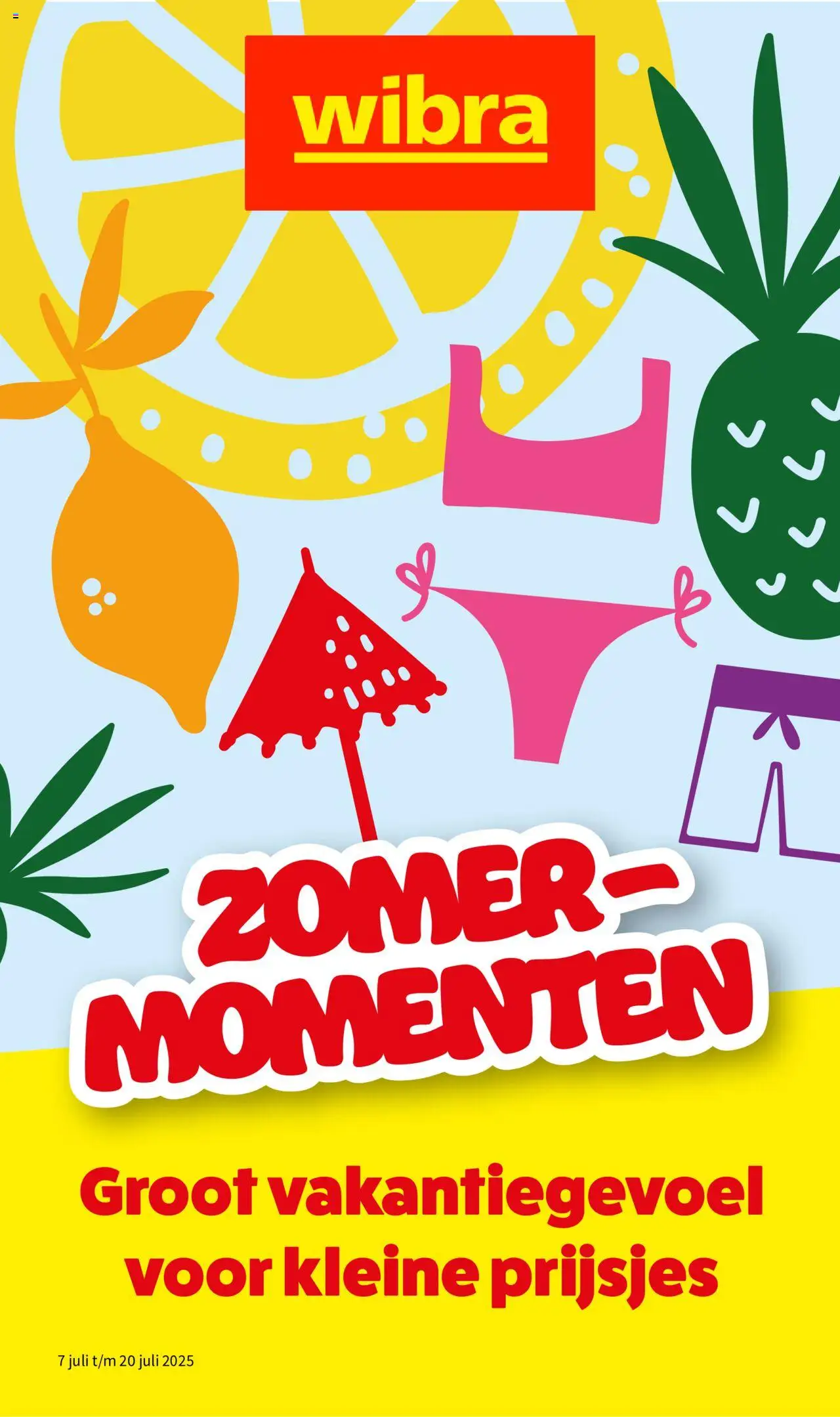 Wibra shop Zomermomenten geldig vanaf 07-07-2025 - Paginanummer 1