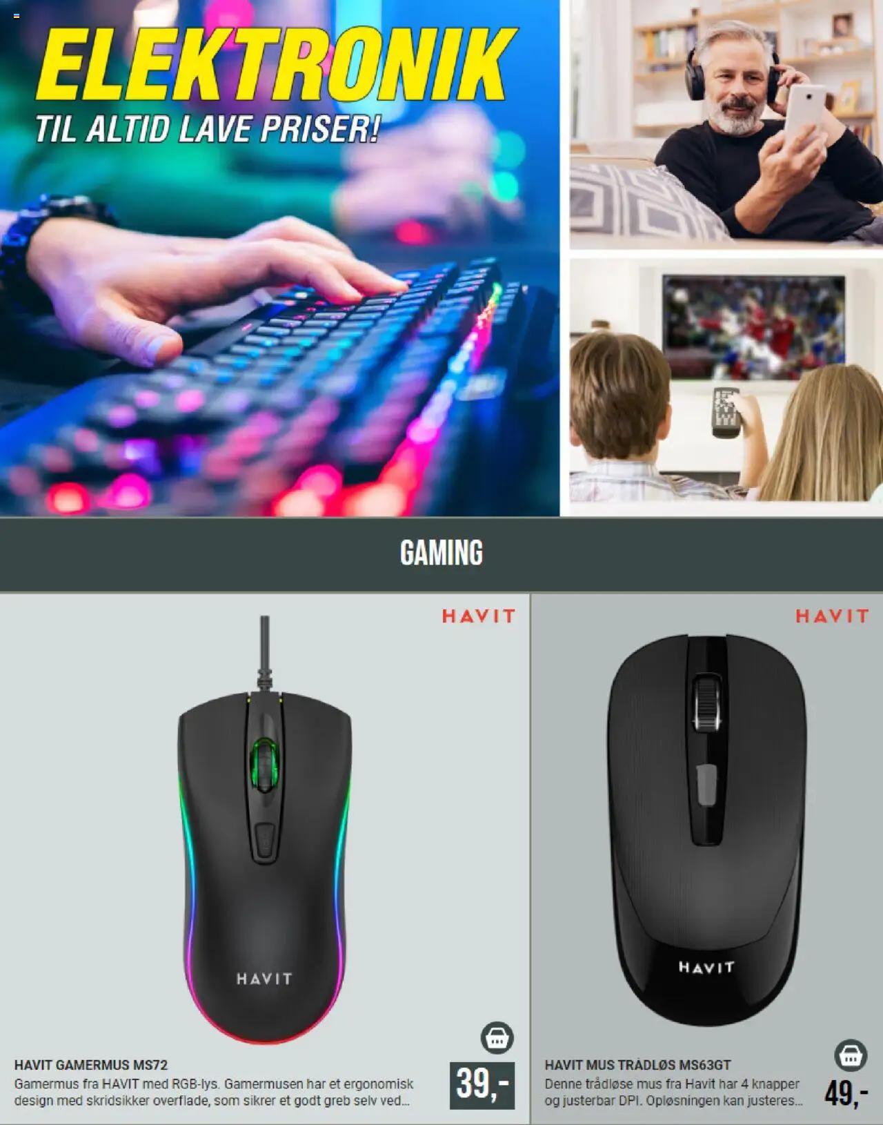 Eksempel på tilbudsavis Elektronik fra butik Harald Nyborg gyldig fra 01/10/2025