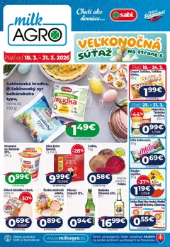 Náhľad Milk Agro letáku platného od 18.03.2026