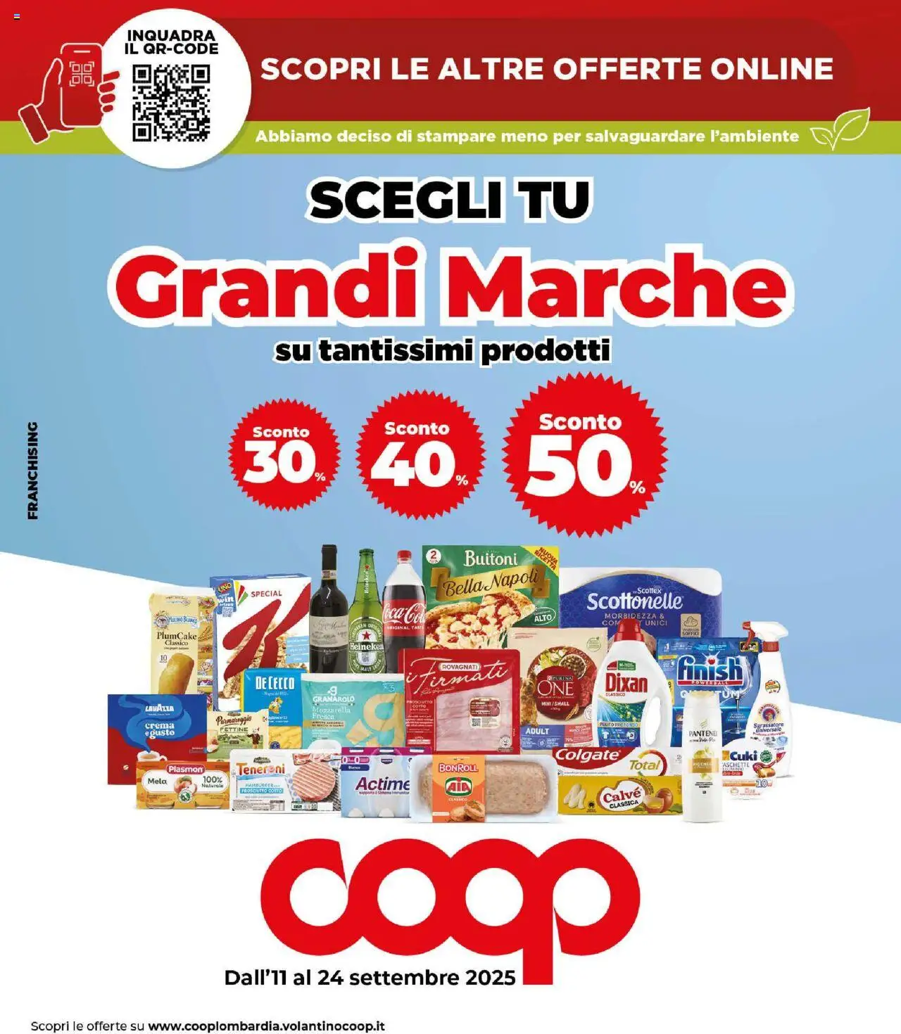Volantino COOP valido da 11/09/2025 numero di pagina 1