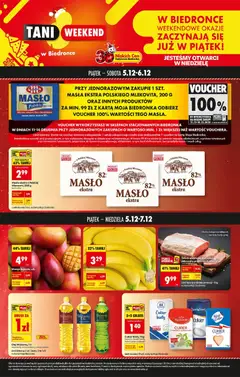 Pogląd gazetki "Tani weekend" ze sklepu Biedronka ważnej od 05.12.2025