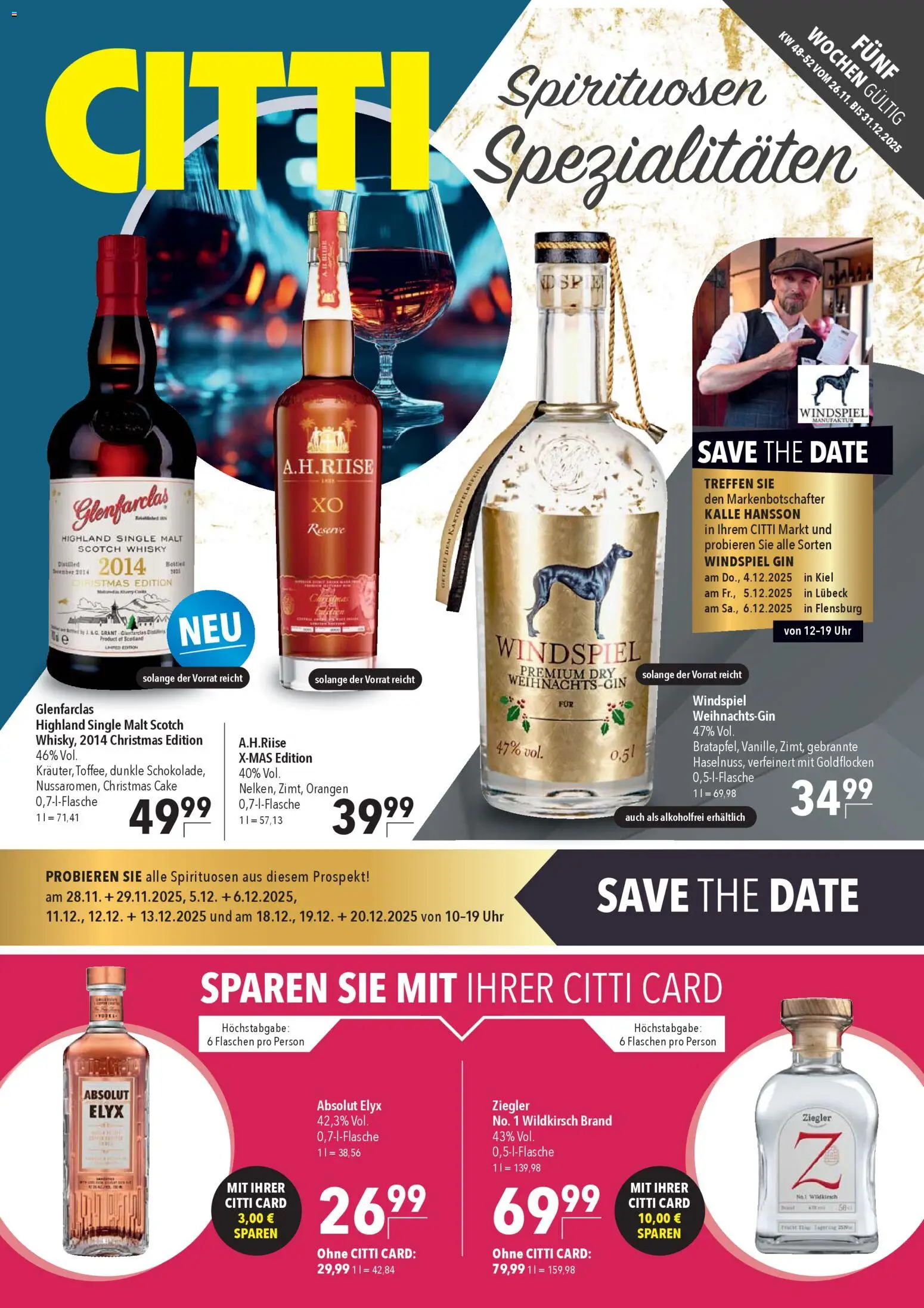 Vorschau von dem Prospekt des Geschäftes CITTI Markt, gültig ab dem 26.11.2025