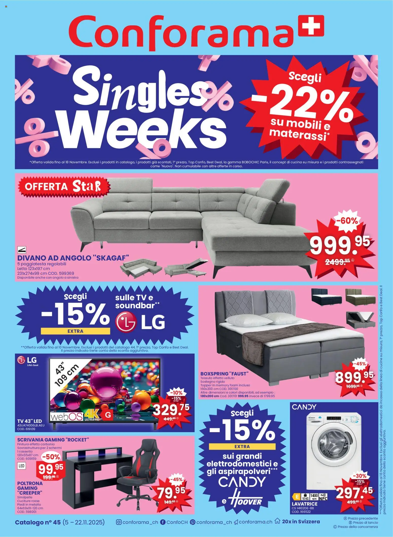 Vorschau des Merkblatts Aktionen Singles IT vom Shop Conforama gültig von 05.11.2025 bis 22.11.2025