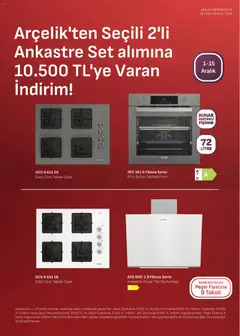 Arçelik Ankastre Kataloğu 01.12.2025 - Broşürünün önizlemesi | Strana: 6