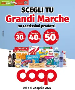 Anteprima dell'opuscolo COOP volantino Grandi Marche La Spezia dal negozio COOP valido da 07/04/2026