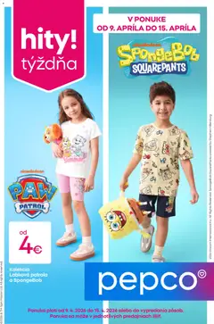 Náhľad Pepco letáku platného od 09.04.2026