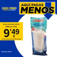 Vista previa del folleto de la tienda Cash Fresh válido desde el 23/03/2026 