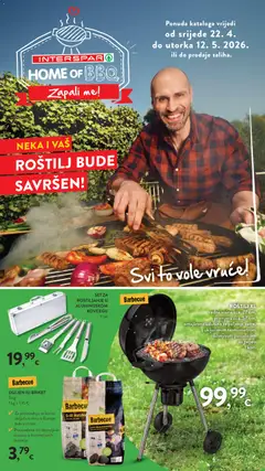 Pregled letka Interspar Grill trgovine Interspar vrijedi od 22.04.2026