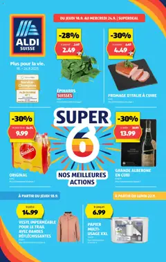 Vorschau des Merkblatts Aktionen FR vom Shop Aldi gültig von 18.09.2025 bis 24.09.2025