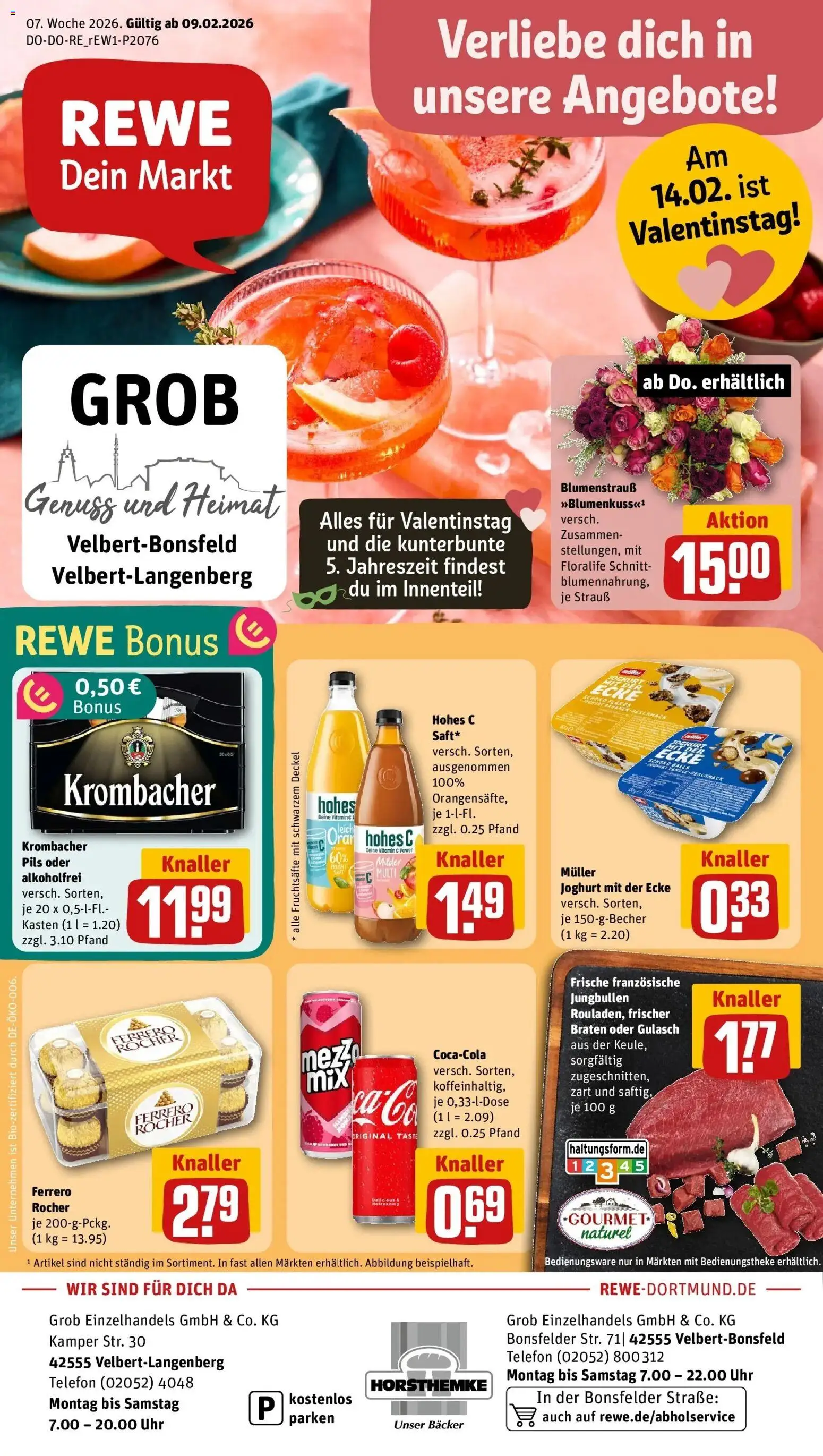 Vorschau von dem Prospekt des Geschäftes Rewe, gültig ab dem 09.02.2026