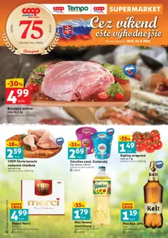 Náhľad COOP Jednota letáku platného od 28.08.2025