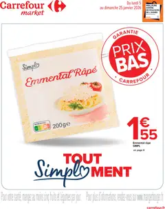 Prévisualisation de Tout simplement du magasin Carrefour Market formulaire valide 05/01/2026