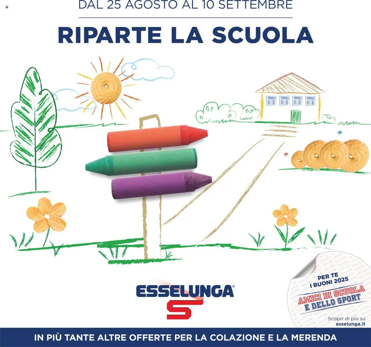 Volantino Esselunga S valido da 25/08/2025 numero di pagina 1