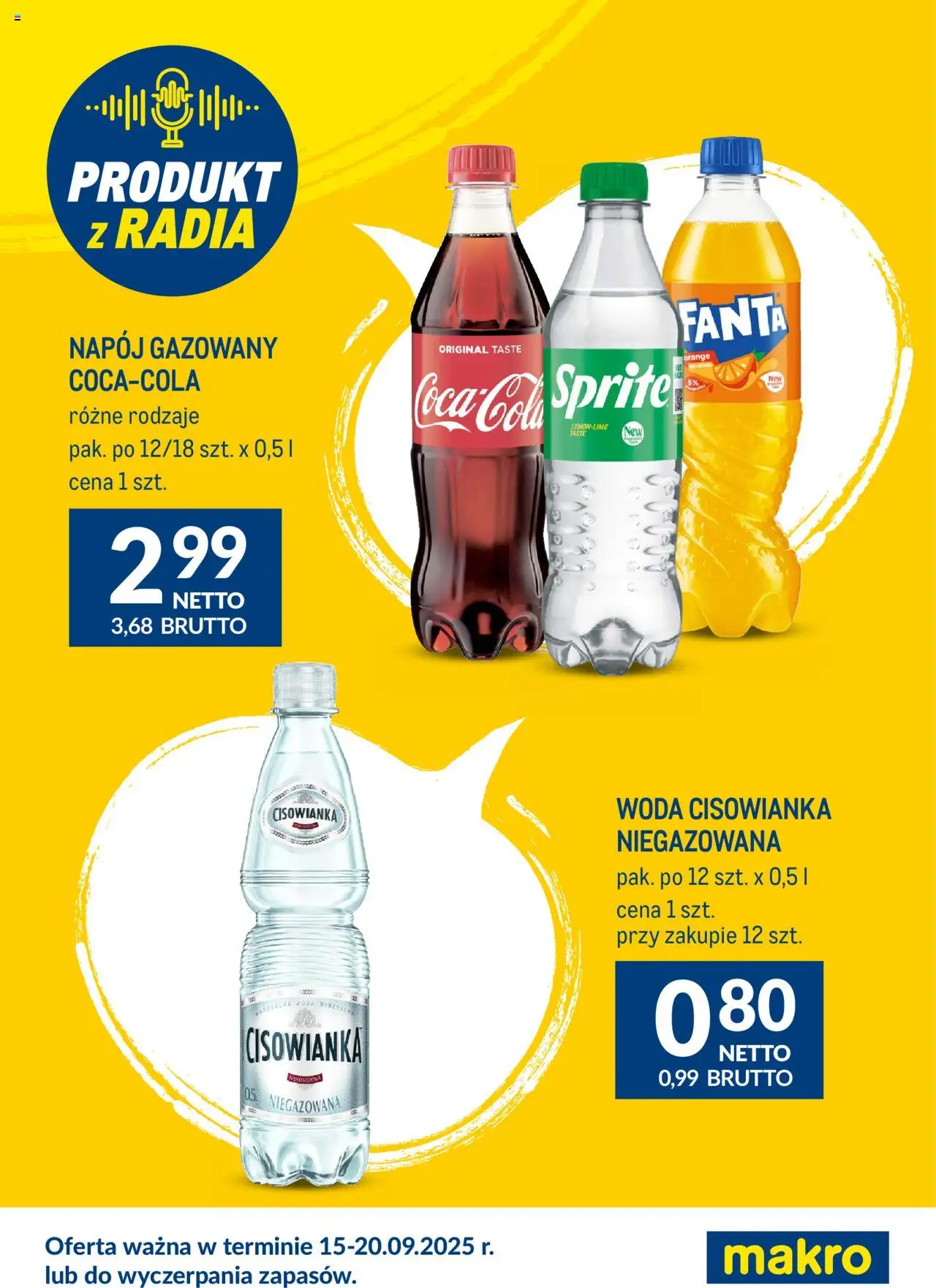 Makro Produkt z radia od 15.09.2025 - Nowa Gazetka - Numer strony 1