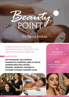 Náhľad Beauty Point Martin s.r.o letáku platného od 24.09.2025